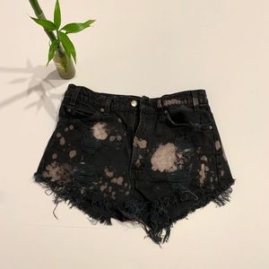 Distressed bleached Levis